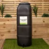 Slim Space Saver Garden Water Butt 100 Litre With Lid & Tap Carry Handles In Black -Leaf Shop slim space saver garden water butt 100 litre with lid tap carry handles in black5056589103255 01c MP