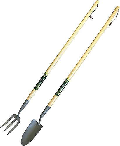 Spear & Jackson Carbon Steel Trowel & Weed Fork Set 3 Spear & Jackson Carbon Steel Trowel & Weed Fork Set
