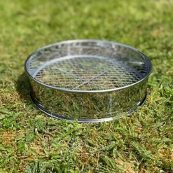 Stainless Steel Soil Sieve With 5 Interchangeable Filters 8 Stainless Steel Soil Sieve With 5 Interchangeable Filters -Leaf Shop stainless steel soil sieve with 5 interchangeable filters5055031302659 03c MP