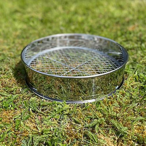 Stainless Steel Soil Sieve With 5 Interchangeable Filters 5 Stainless Steel Soil Sieve With 5 Interchangeable Filters - Image 3