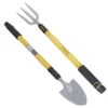 Telescopic Extendable Garden Fork Weeder And Spade Shovel 25in To 37in 2pc Kit -Leaf Shop telescopic extendable garden fork weeder and spade shovel 25in to 37in 2pc kit5056316347006 01c MP