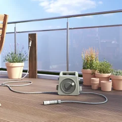 Verve Freestanding Manual Hose Reel Set (L)10m -Leaf Shop verve freestanding manual hose reel set l 10m5059340250946 02i