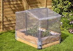 Verve Kitchen Garden Grey Polyphenylene Ether (PPE) & Steel Easy Access Grow Cover, (L)0.8m (W)0.6m -Leaf Shop verve kitchen garden grey polyphenylene ether ppe steel easy access grow cover l 0 8m w 0 6m3663602760245 03bq