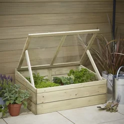 Verve Softwood Coldframe 37cm(H) 93cm(W) -Leaf Shop verve softwood coldframe 37cm h 93cm w 5059340328997 02i