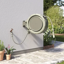 Verve Wall-mounted Auto Hose Reel Set (L)35m -Leaf Shop verve wall mounted auto hose reel set l 35m5059340250977 01i