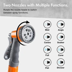 VonHaus Hose Reel, 20m Wall Mounted Hose Reel For Garden, Retractable Hose Reel Auto Rewind, Includes Wall Fixings, 180 Pivot -Leaf Shop vonhaus hose reel 20m wall mounted hose reel for garden retractable hose reel auto rewind includes wall fixings 180 pivot5056115701467 04c MP