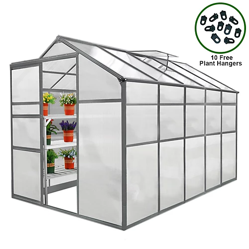 Weather Resistant Aluminium Greenhouse 6ft X 10ft 3 Weather Resistant Aluminium Greenhouse 6ft X 10ft