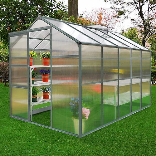Weather Resistant Aluminium Greenhouse 6ft X 10ft 4 Weather Resistant Aluminium Greenhouse 6ft X 10ft - Image 2