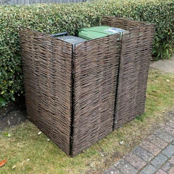 Willow Wheelie Bin Screen Metal Frame (Double) -Leaf Shop willow wheelie bin screen metal frame double 5060266594045 03c MP