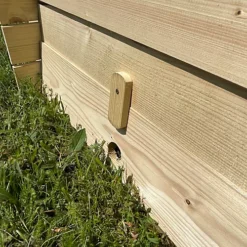 Wooden Beehive Slatted Garden Composter (74cm X 80cm) -Leaf Shop wooden beehive slatted garden composter 74cm x 80cm 5056589501853 03c MP