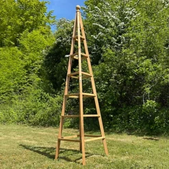 Wooden Garden Obelisk Ideal For Climbing Plants (1.9m)