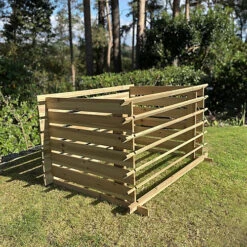 Wooden Slatted Garden Composter (65cm X 120cm)