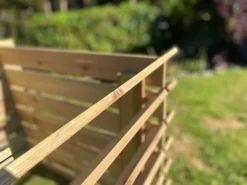 Wooden Slatted Garden Composter (65cm X 120cm) -Leaf Shop wooden slatted garden composter 65cm x 120cm 5060266599422 03c MP