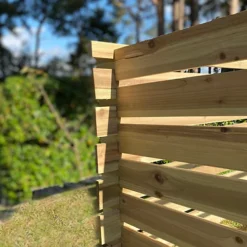 Wooden Slatted Garden Composter (65cm X 120cm) -Leaf Shop wooden slatted garden composter 65cm x 120cm 5060266599422 04c MP